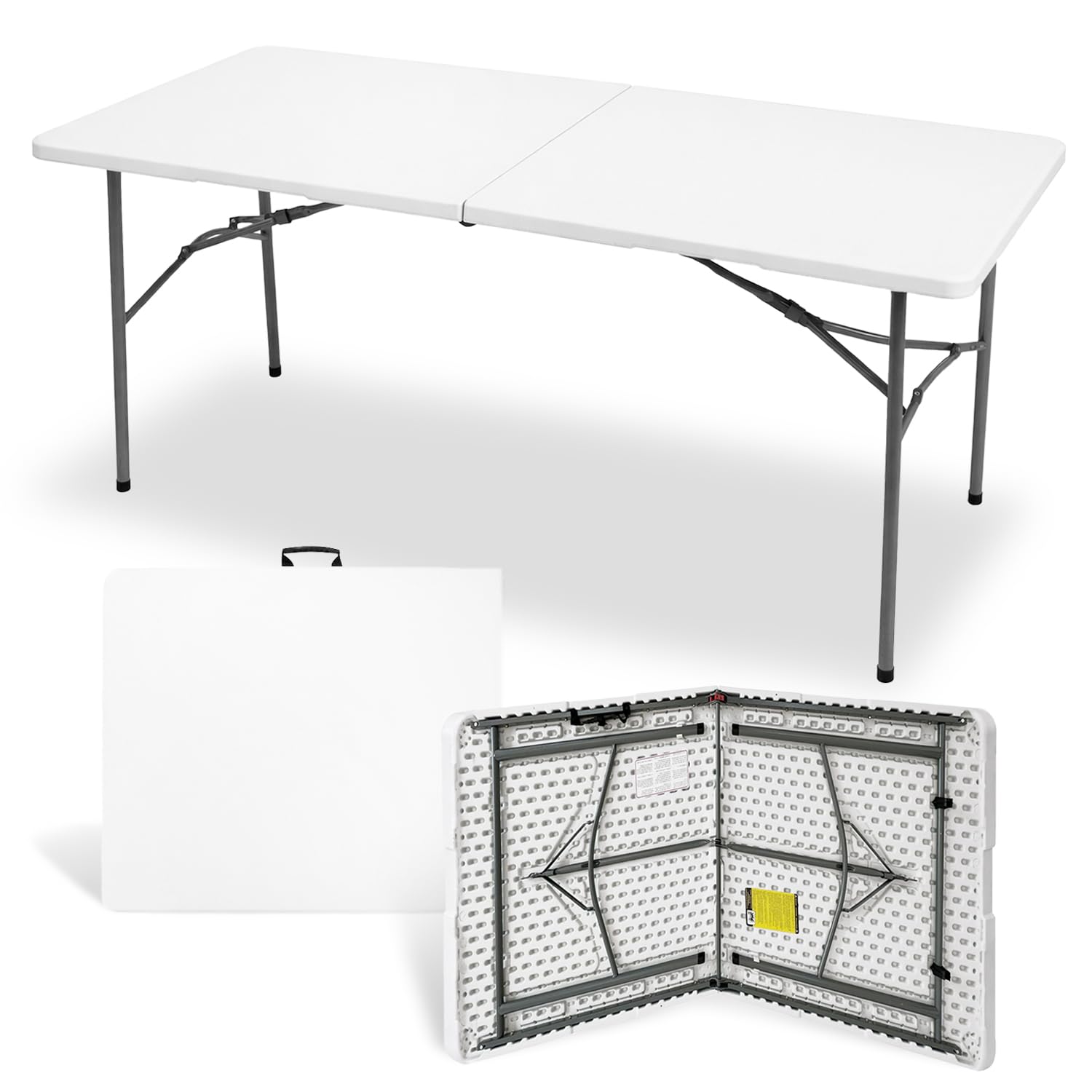 Amazon.com: Enduro 6' Fold-n-Roll Center Table, Folding Table with